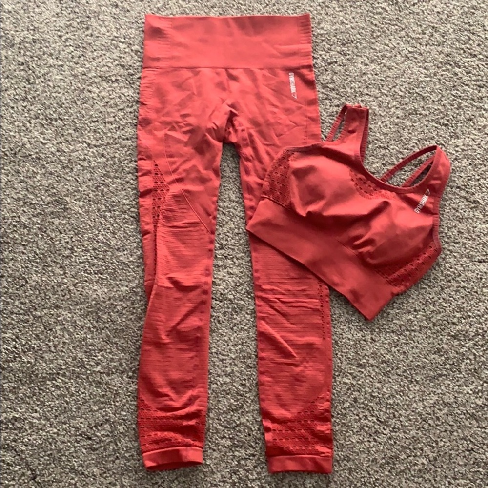 Gymshark Energy + Seamless Leggings and Sports Bra